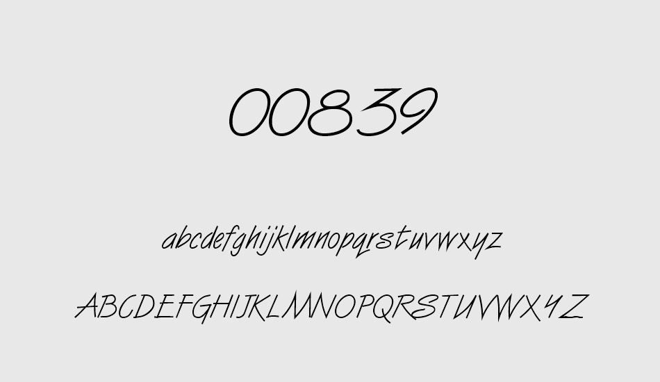 00839 font