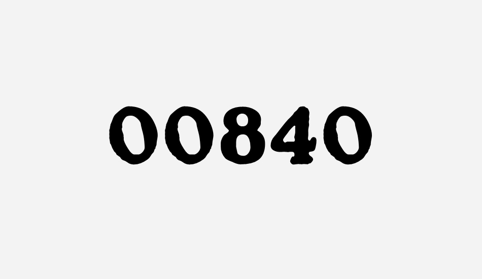 00840 font big