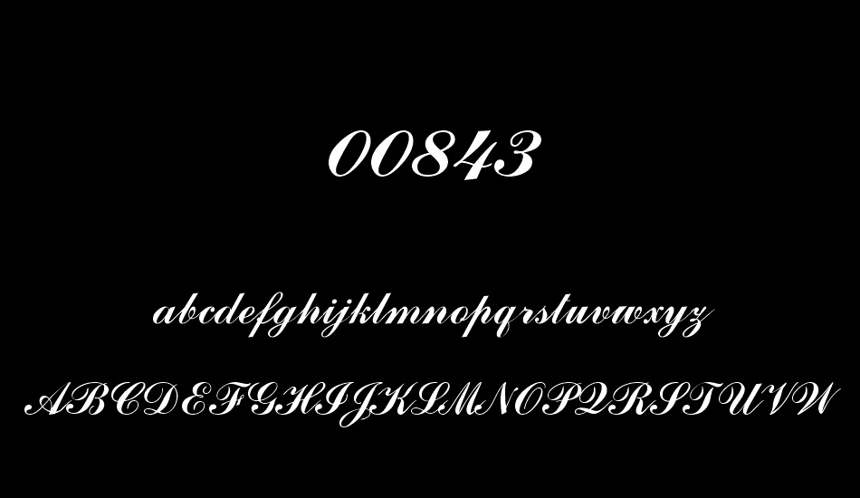 00843 font