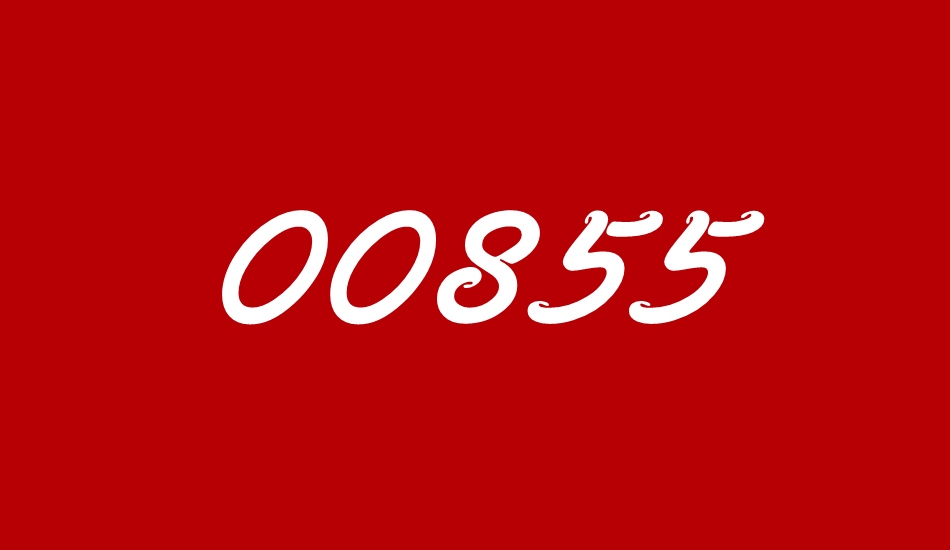 00855 font big