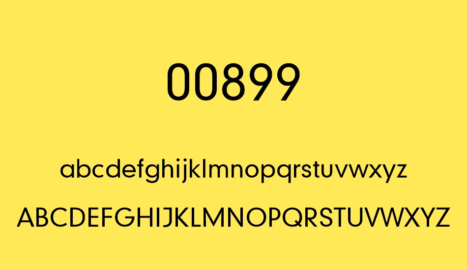 00899 font
