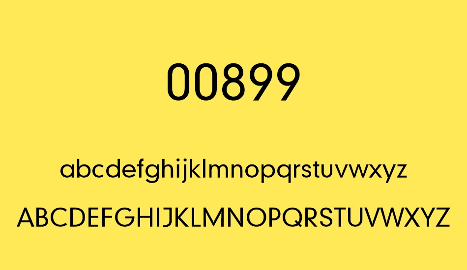 00899 font