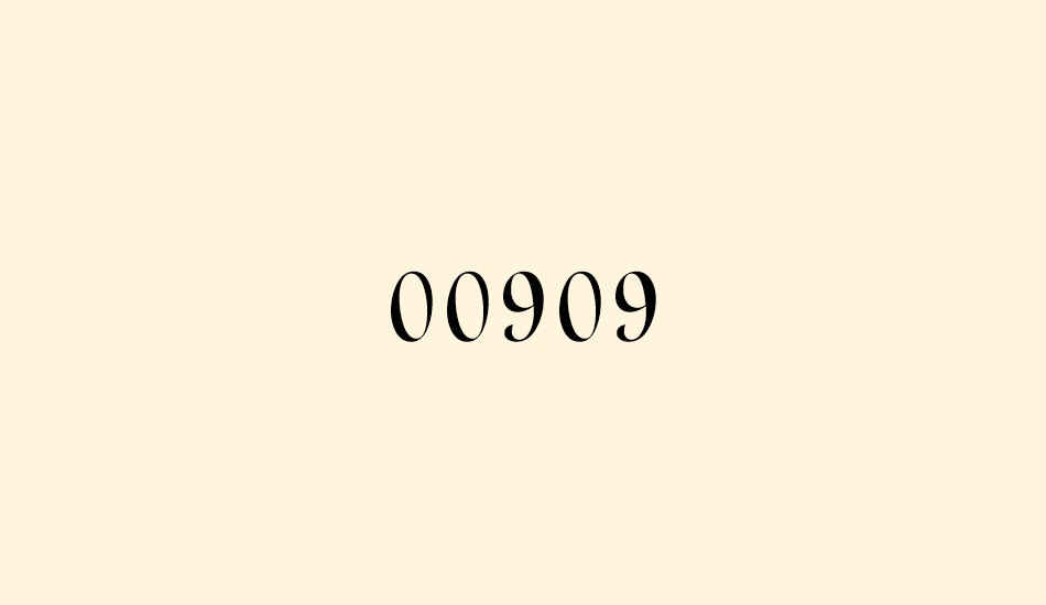 00909 font big