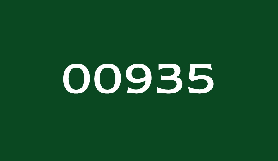 00935 font big