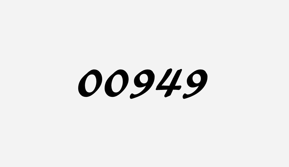 00949 font big