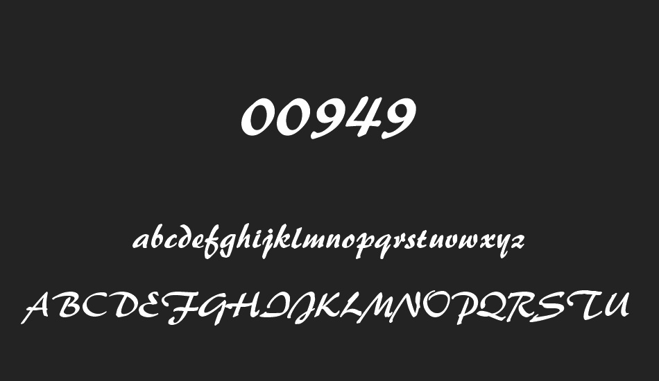 00949 font