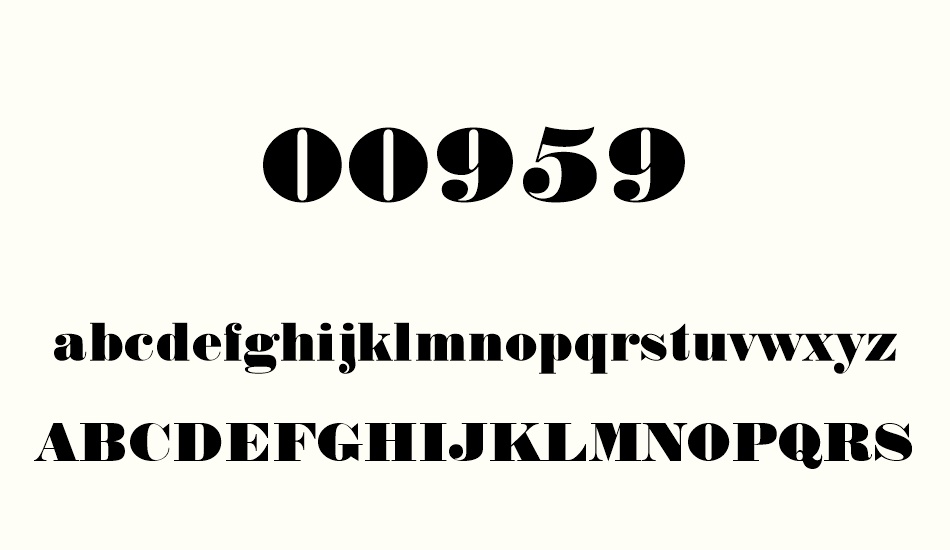 00959 font