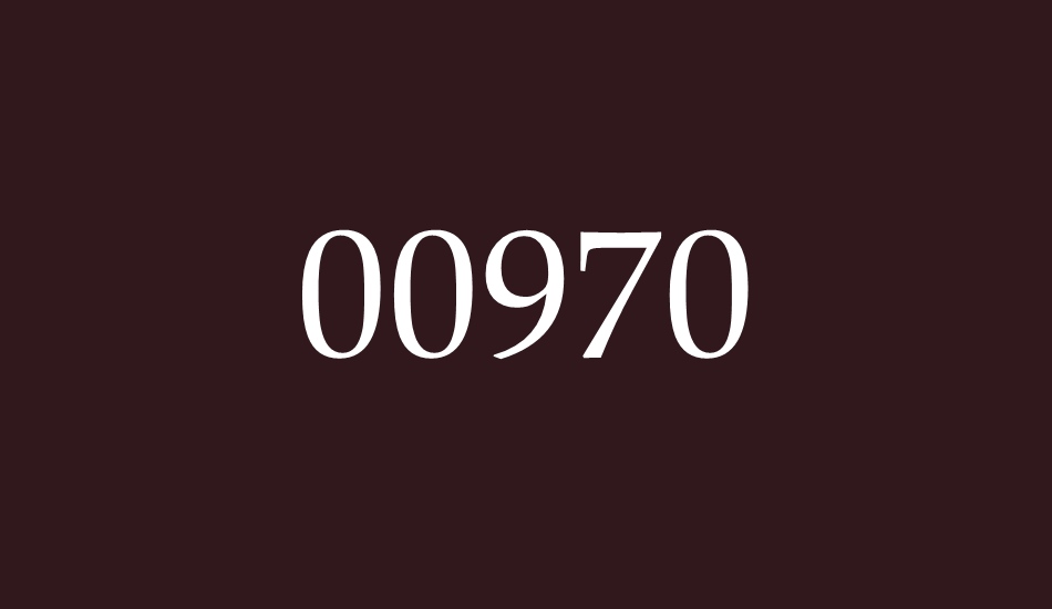 00970 font big