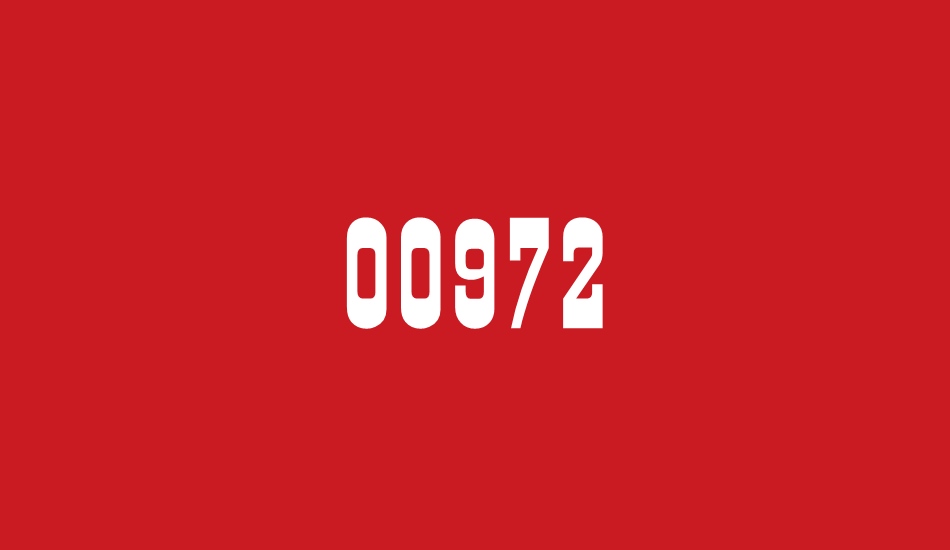 00972 font big