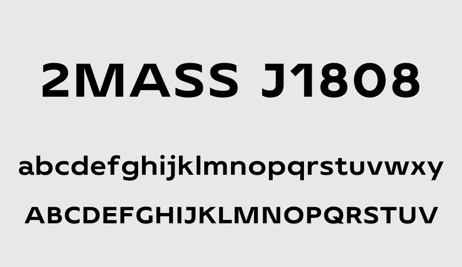 2mass-j1808 font