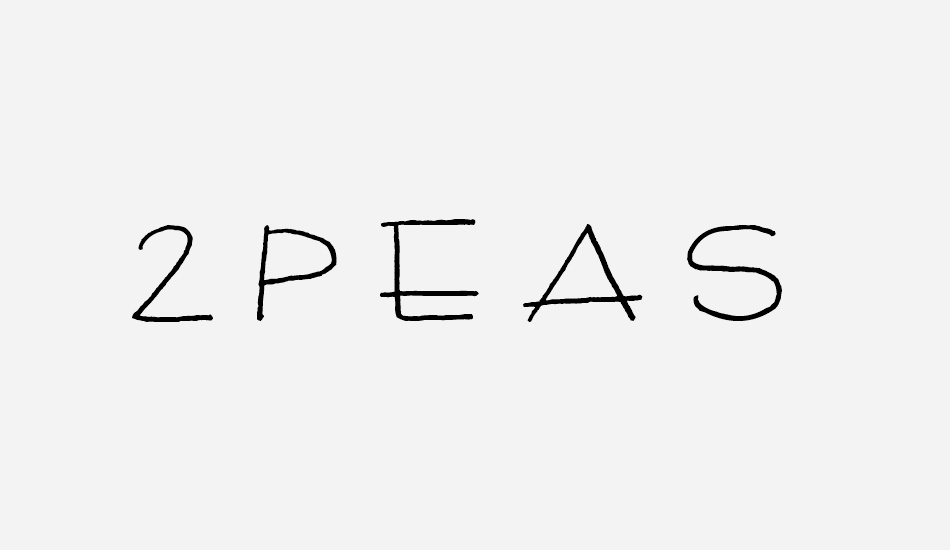 2peas-arizona font big