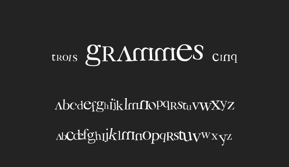 3-grammes-5 font