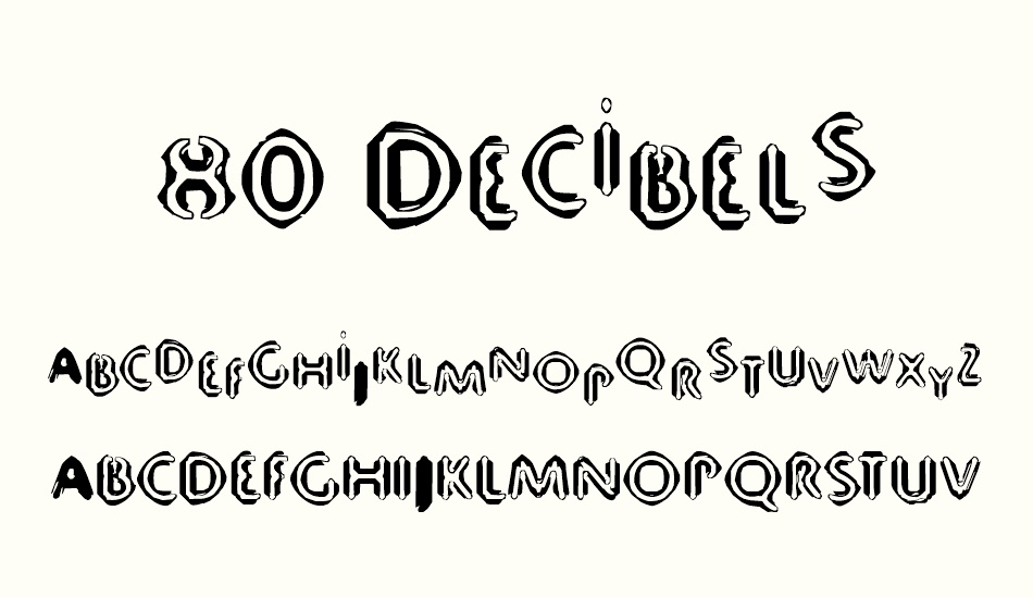 80-decibels font