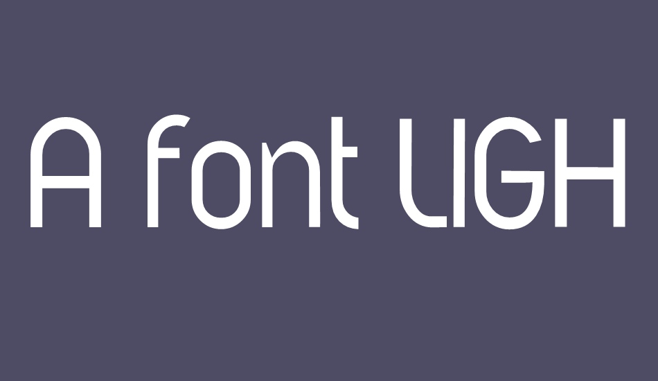 a-font-lıght-personal-use font big