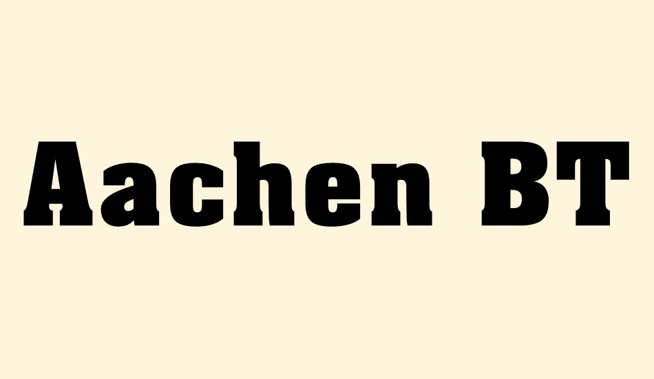 aachen-bt font big