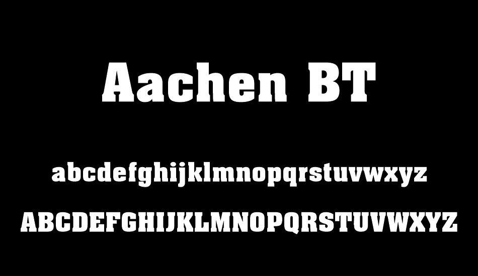 aachen-bt font