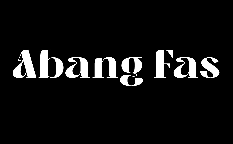 Abang Fashion font big