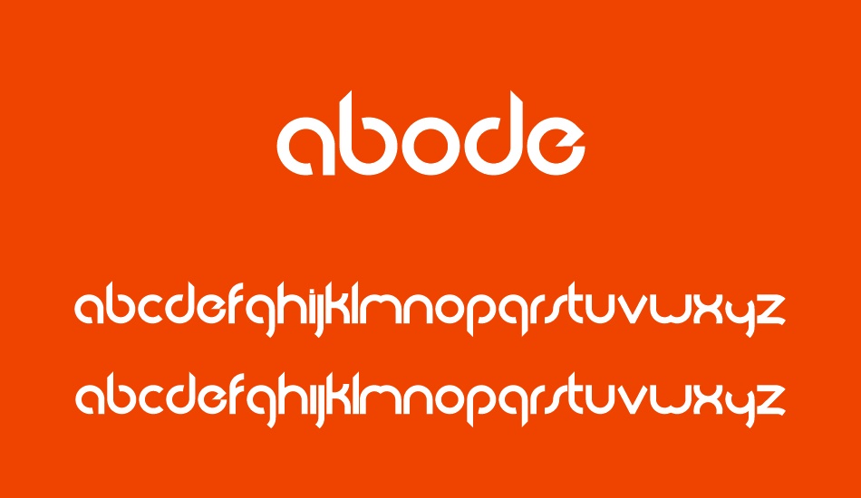 abode font