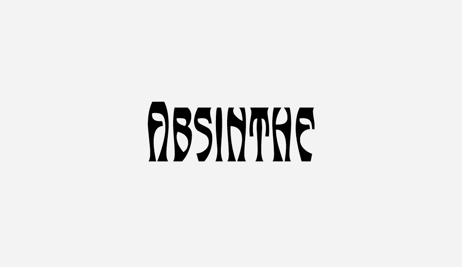 absinthe font big