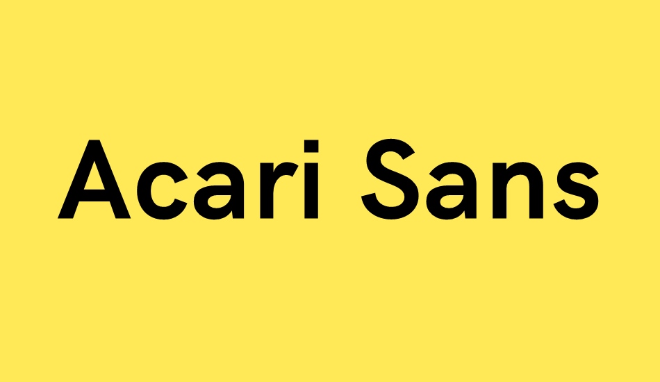 acari-sans font big