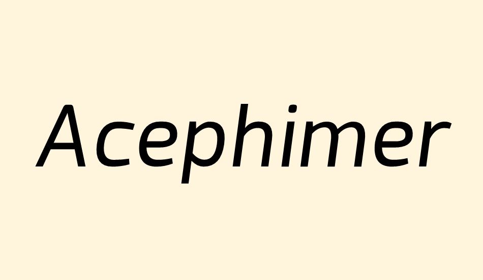 acephimere font big