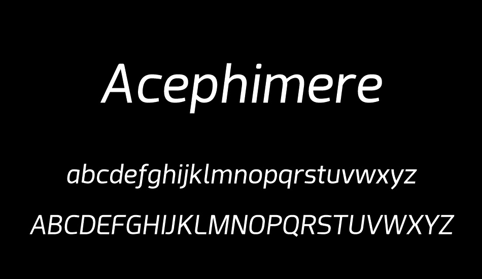 acephimere font