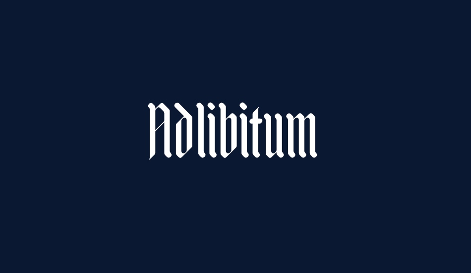 adlibitum font big