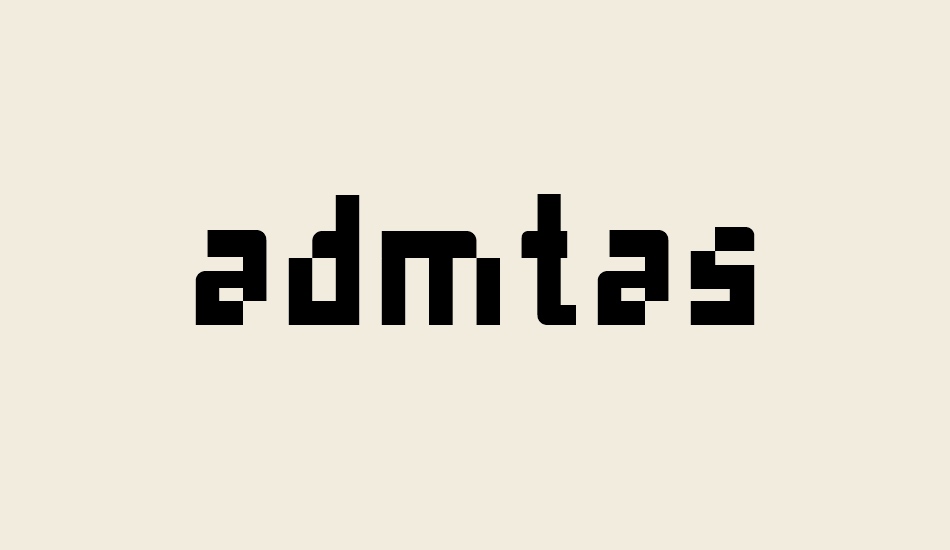 admtas font big