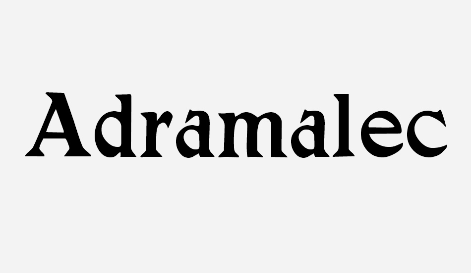 adramalech™ font big