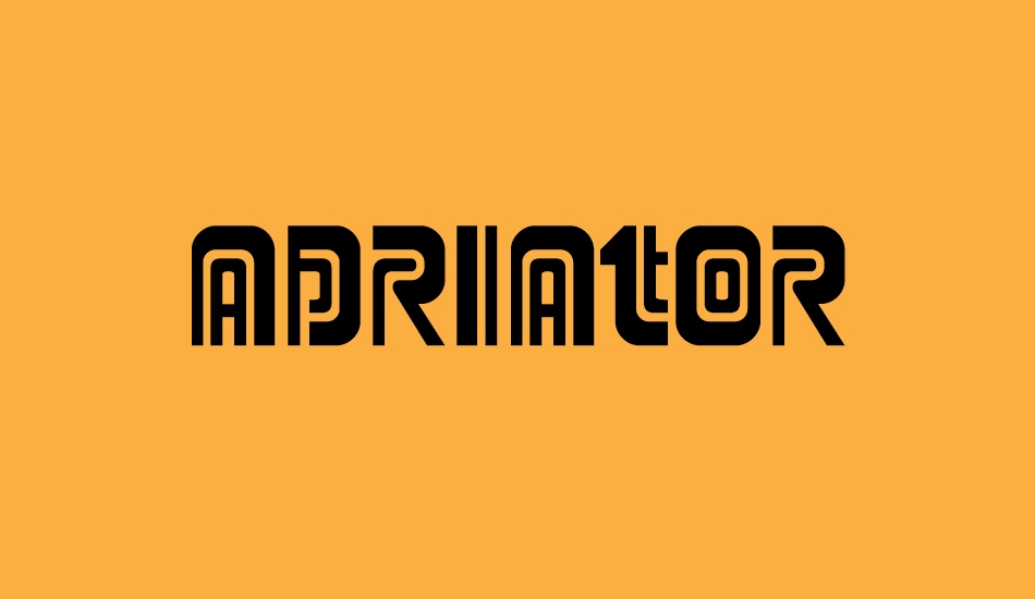 adriator font big