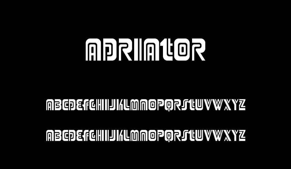 adriator font