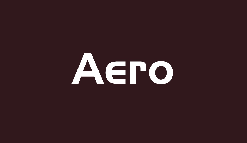 aero font big