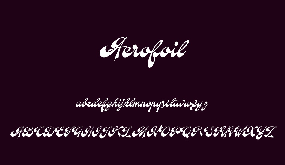 aerofoil-personal-use-only- font