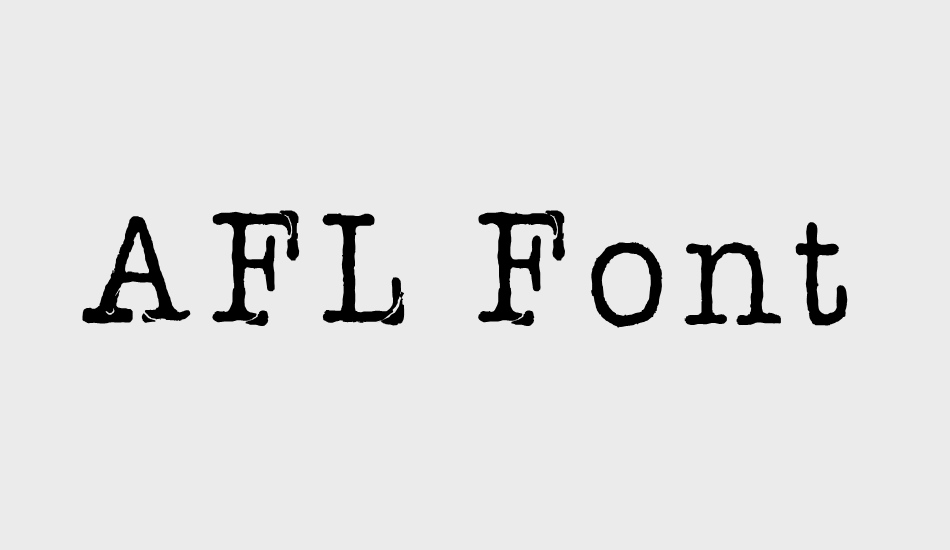 afl-font-nonmetric font big