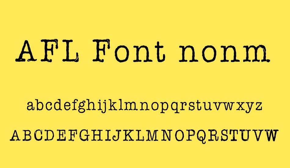 afl-font-nonmetric font