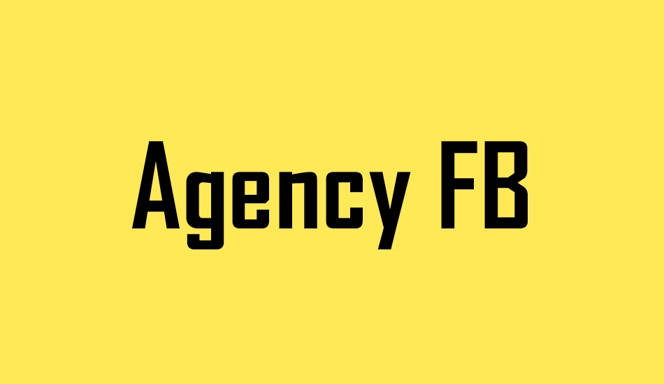 agency-fb font big