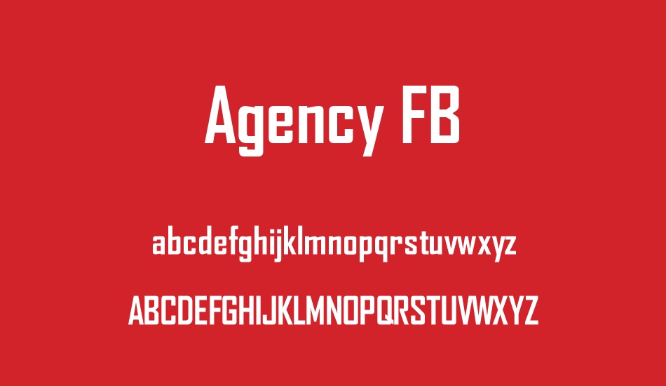 agency-fb font