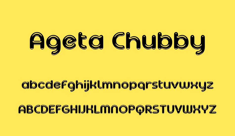 ageta-chubby-demo font