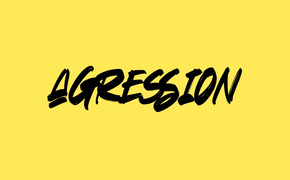 Agression font big