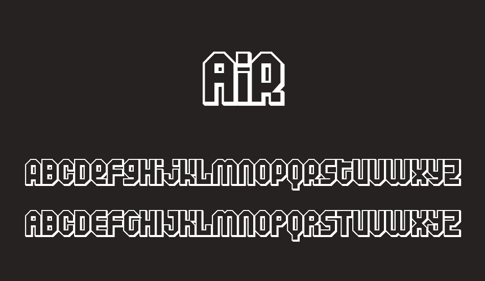 air font