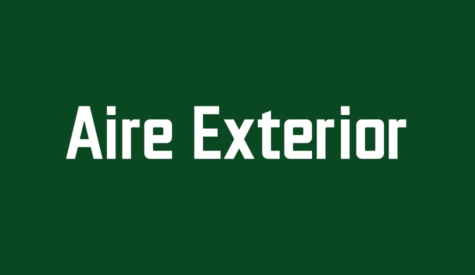 aire-exterior font big