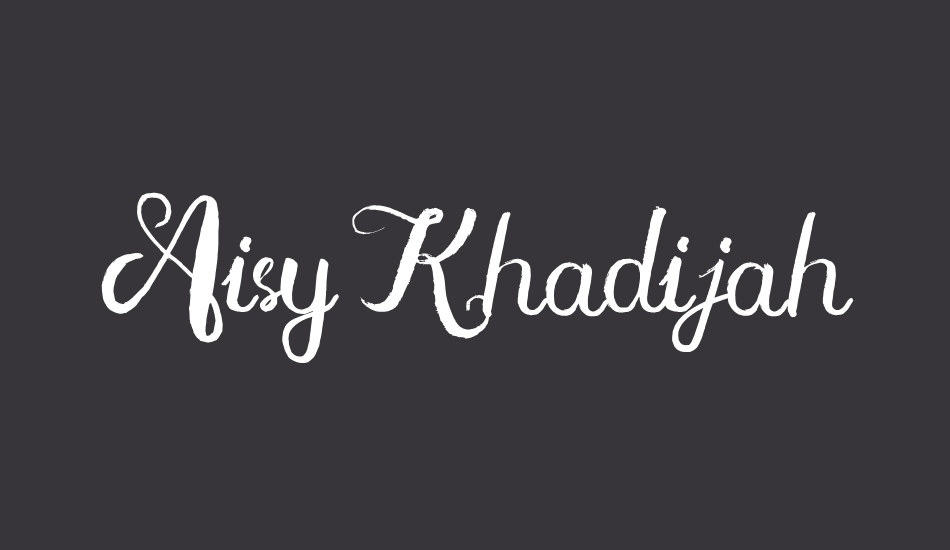 aisy-khadijah font big
