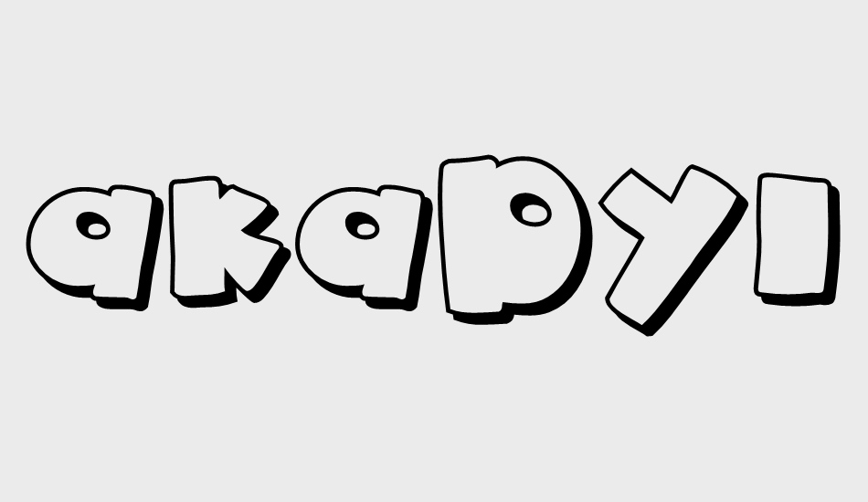 akadylan-open font big