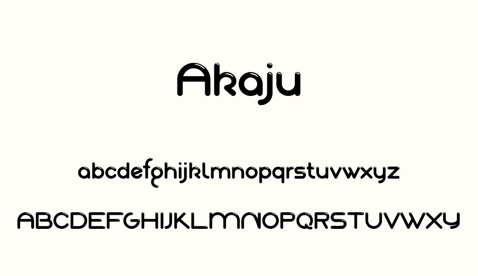 akaju font