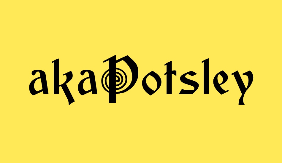 akapotsley font big