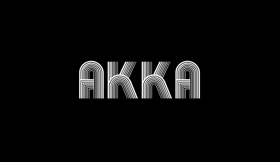 akka font big