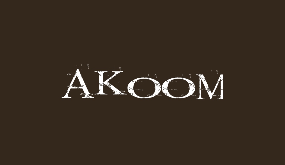 akoom font big