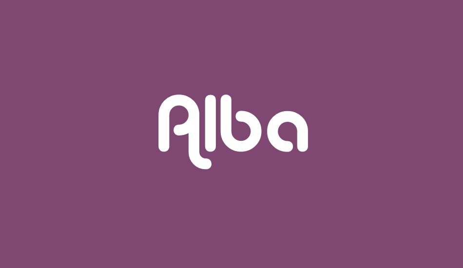 alba font big