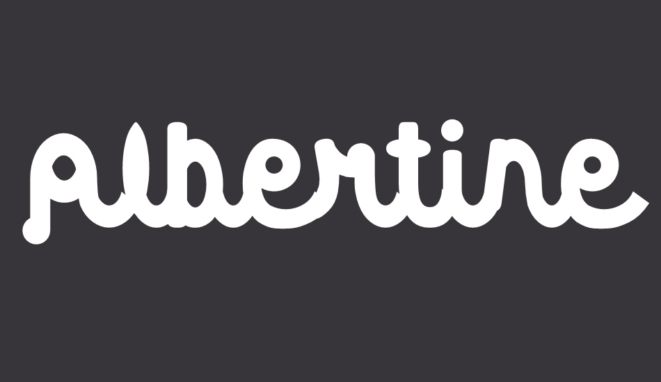 albertine font big