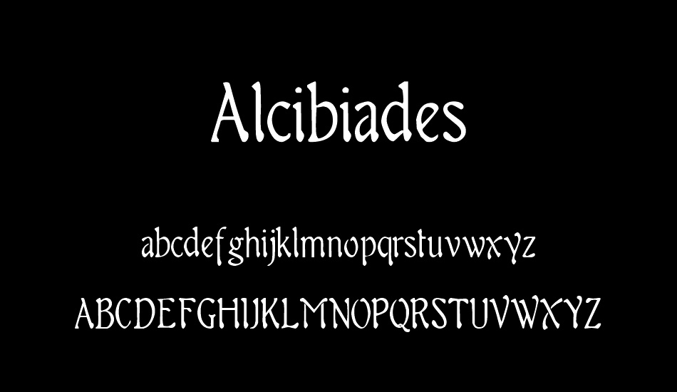 alcibiades font